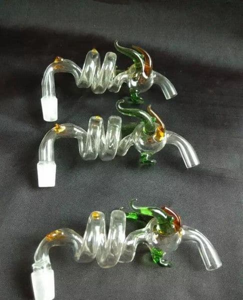 new Glass Oil Burner Pipes hookah Glass Smoking bongs Smoke pipes Spiral faucet running board