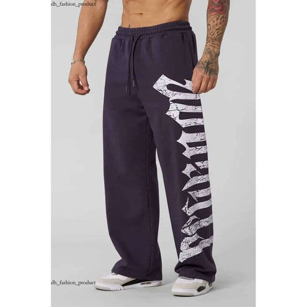 Young La Sweatpants Men's Pants Younger Trend Casual Outdoor Sports Fitness Running Cycling Bodybuilding Training American Sports Pants Jogging Training Pant 4c3