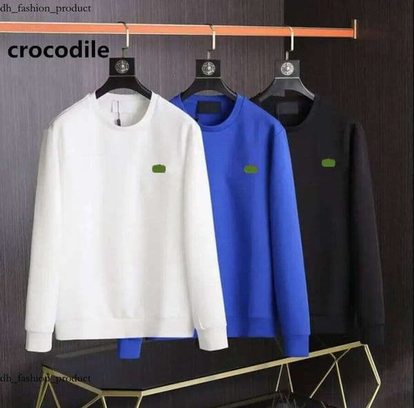 Designer Crocodile Embroidered Men's and Women's T-shirts and Hoodies Printed Fashion Men's T-shirts Short Sleeves Luxury Hip Hop Street Clothing 31e