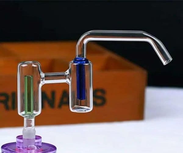 Smoking pipes Ball Glass Oil Burner Pipe Smoking Bowl Classic bongs Double filter kettle glass plate