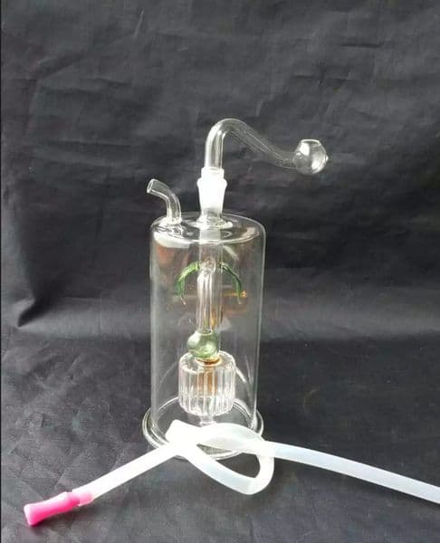 Smoking Pipes new Glass Oil Burner Pipes hookah Glass Smoking bongs hookah Apple water bottle