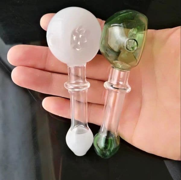 Smoking pipes Ball Glass Oil Burner Pipe Smoking Bowl Classic bongs New colored snowflake tobacco pipe