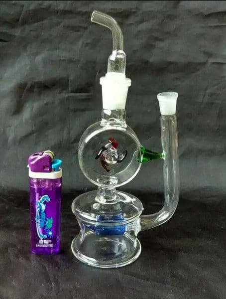 ew Glass Oil Burner Pipes hookah Glass Smoking bongs Smoke pipes Windmill glass water bottle