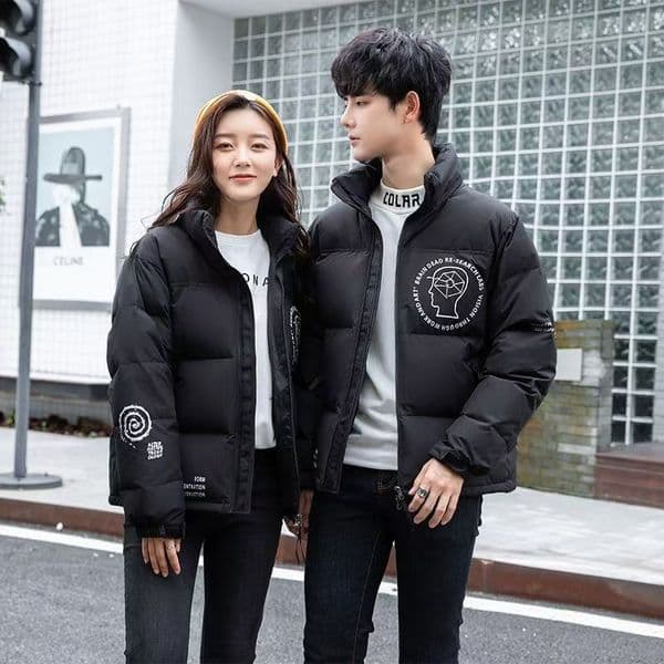 Designer jacket men's jacket women's jacket unisex fashionable fluffy jacket zipper closure stand up collar - casual outdoor men's clothing