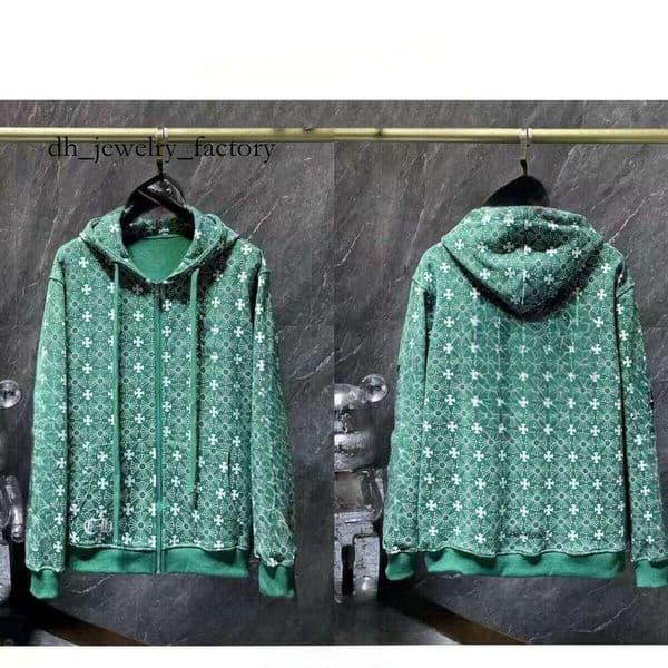 Designer Heartly Hoodie Zipper Hoodies Men Jackets Hoodies Long Sleeves Jacket Loose Chromelies Heartlies Outwear Coats Hoody Mens Woman Streetwear Clothing 9b3