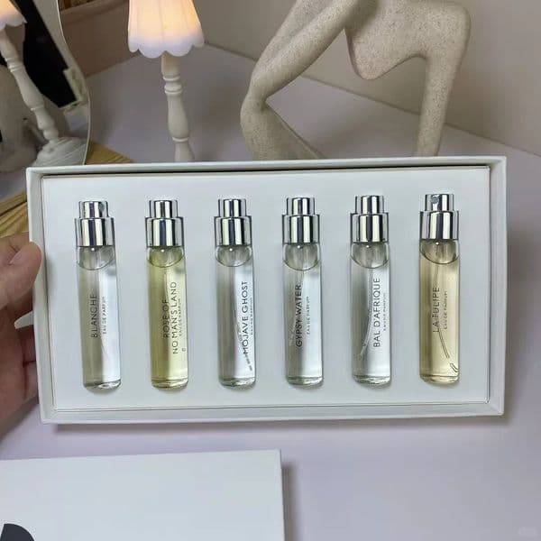 2026 Men Women Parfum 12Ml*6Pcs Perfume Set Cedar Blanche Mojave Ghost Bal Dafrique Rose Gypsy Fragrance EDP Mini Kit Travel Cologne Spray Gift Box Fast Ship 11
