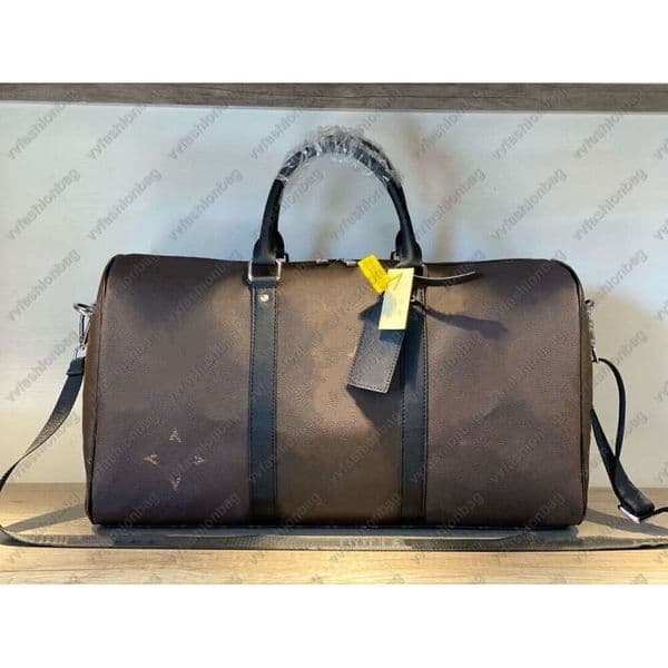 50Cm Leather Designer Tote Men Luggage Bags Outdoor Shoulder Bags Women Travel Bags Messenger Bags Unisex Handbags vvfashionbag