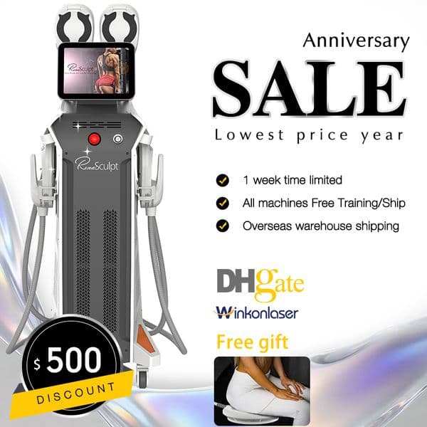 Renasculpt FE60 weight loss machine EMSlim body shape RF EMT buttocks lift Machine NEO Factory Price 15 Tesla 5000w
