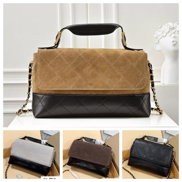 Womens Casual Vintage Flap Messenger bag Suede bag 25A Designer bag Multi functional Large Capacity Shoulder Bag Trendy Suede Flap bag Crossbody handbag mini tote