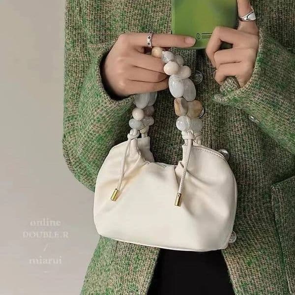 Original Beaded Cloud Bag Small Bag Women S Bag New High End Fashion Handbag Single Shoulder Bag Crossbody Bag Designer Bag
