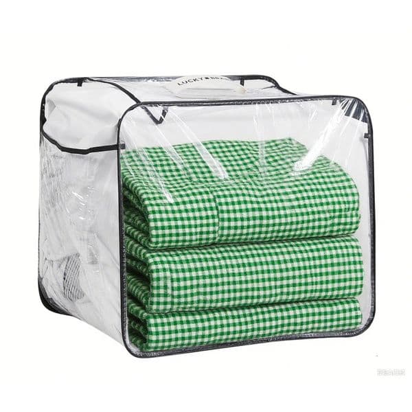 Hot seller Transparent PVC storage bag Clothes quilt organizing bag Dustproof moistureproof large capacity storage bag quantity N006