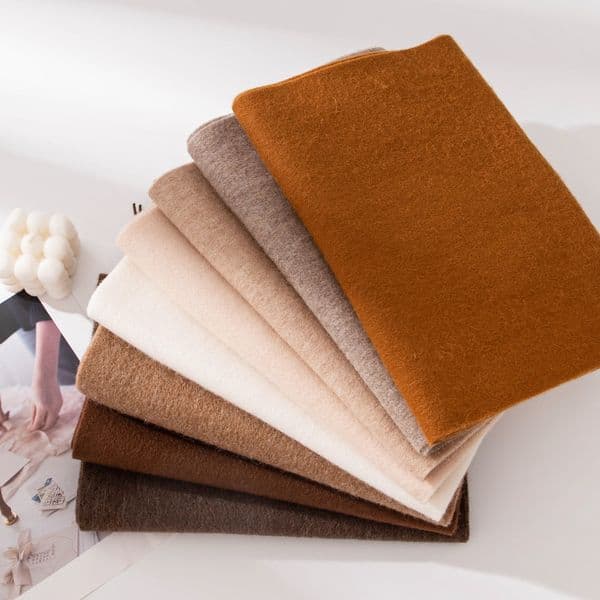 K1666 100% pure wool solid color scarf, new style for women in autumn and winter, warm neck scarf for women