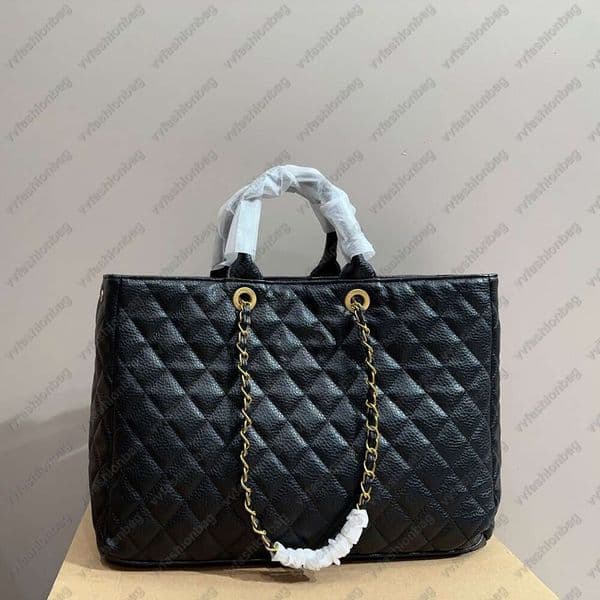 39Cm Women Designer Large Tote Bag Shoulder Bag Leather Diamond Plaid Luxury Handbag Trend Coin Purse Crossbody Underarm Bag Gold Hardware vvfashionbag