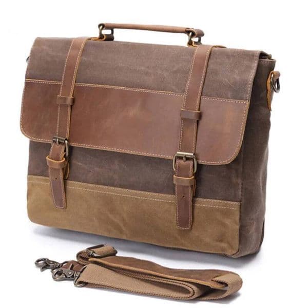 bags Handbags Unisex Man Bag Men S Retro Canvas Leather Briefcase Bag Business Handbag Messenger Laptop Shoulder Bag For Men Designer Bag