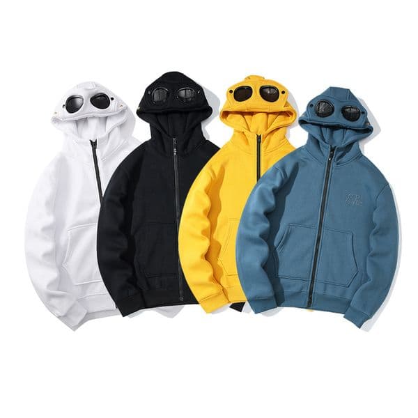 2025 Autumn Hooded Winter New Fashion Casual Pullover Sweatshirt for Men and hoodie Women Couples Round Lens Style