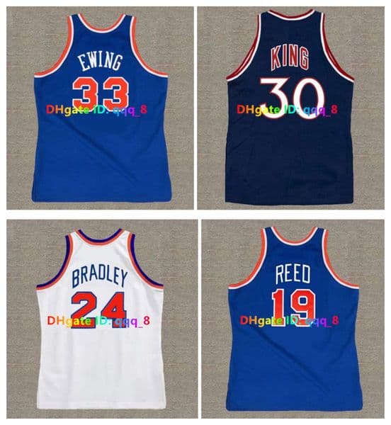 PATRICK EWING WILLIS REED NY Knick Basketball Jersey WALT FRAZIER basket maillot SPENCER HAYWOOD MICHEAL RAY RICHARDSON JOHN STARKS BERNARD KING LUCAS Size S-3XL