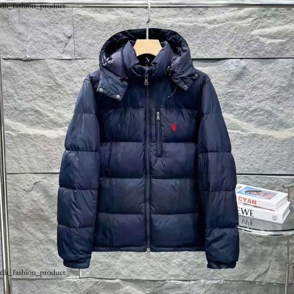 ralphlyly Jacket Mens Winter Jacket Polos Parka Puffer Jacket Down Coat Men Embroidery Cotton Thick Body Warmer Winterjacke Fashion Jacket Windbreaker cad