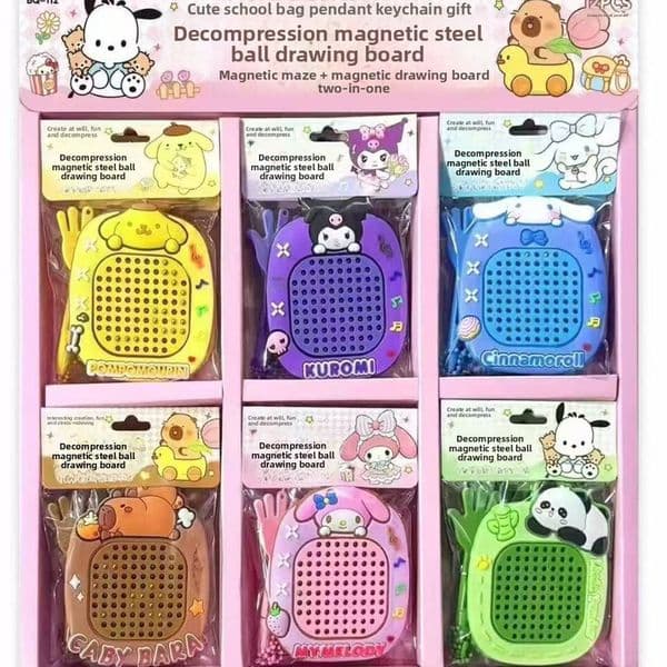 Internet Celebrity Stress Relief Maze Suction Magnetic Beads Handwriting Drawing Board Hands-on Toy