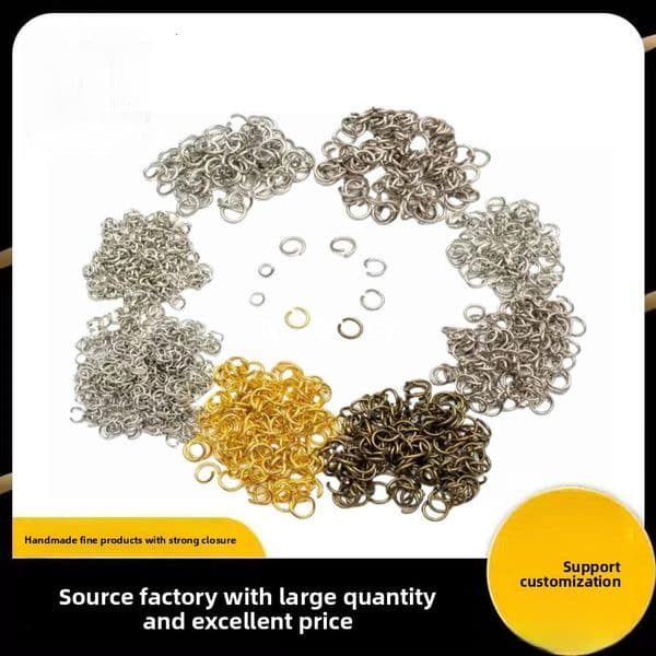 Special Price Open Rings 0.7mm to 1.6mm Thick Materials Chain Necklace DIY Jewelry Accessories