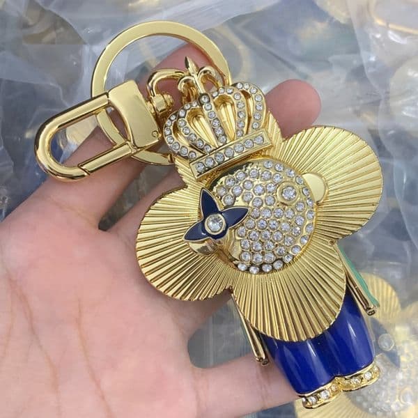 Designer Keychain Mouse Diamond Chain Design Car Key Chains Bag Charm Favor Wer Pendant Jewelry Keyring Fashion
