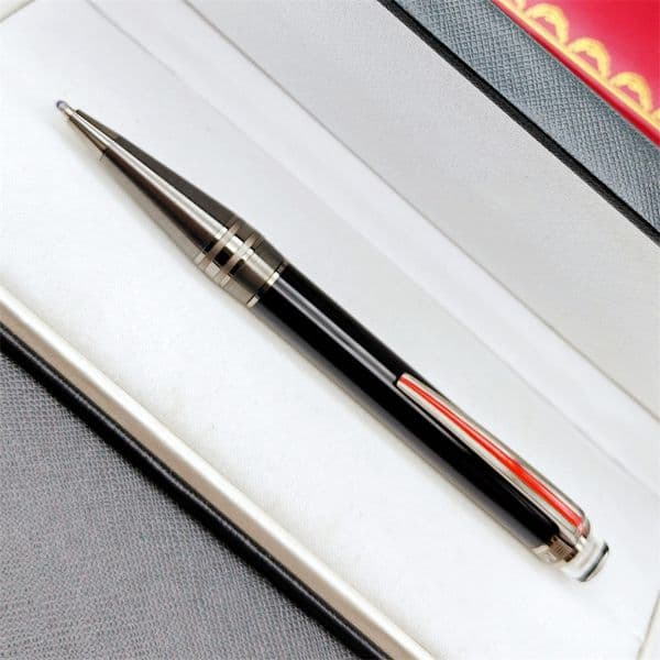 wholesale Monte Ballpoint Pens Rollerball Fountain Writing Stationery Luxury Office Supplies With Serial Number Transparent Crystal Star Top