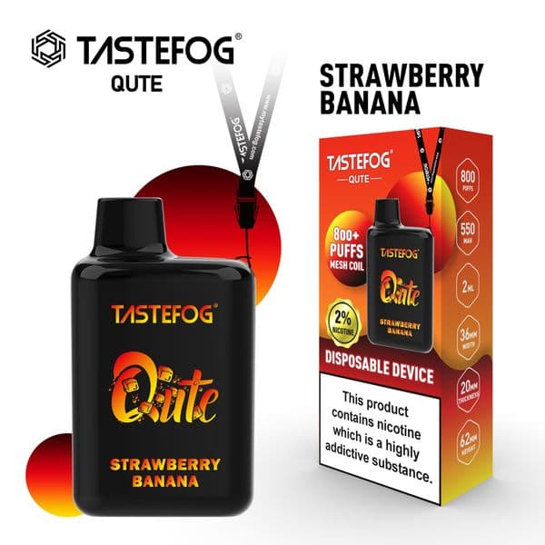 Free Shipping Tastefog Qute 2ml 2% 500mAh Vape Device 800 Puffs Disposable Vape EU Warehouse 15 Flavors