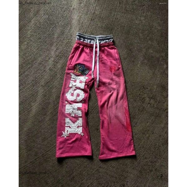 Men's Pants Classic Retro Sweatpants Y2K Clothes Mens Womens Harajuku Gothic Letters Embroidered Baggy Elastic Waist Casual Trousers 5b7 e66