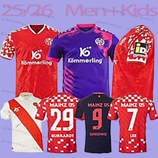 2026 MAINZ 120TH Soccer Jerseys Die Nullfunfer BURKARDT 2024 2025 Fortuna Dusseldorf Tuna KOWNACKI Ferstadter Men Football Shirts Uniforms
