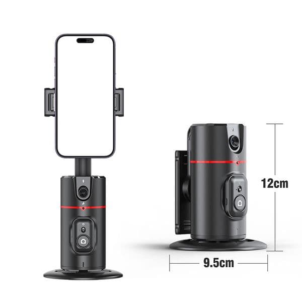 360 Intelligent Facial Recognition Tracking P02 Gimbal Stabilizer for Camera Ai Face Tracking Phone Holder