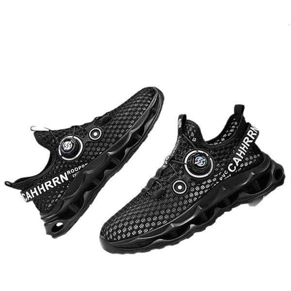 Designer Shoes Buckle Personality Mesh Thin No Tie Breathable Sports Shoes Trendy Versatile Shallow Mouth Men S Casual Slip On Shoes Mens Shoes