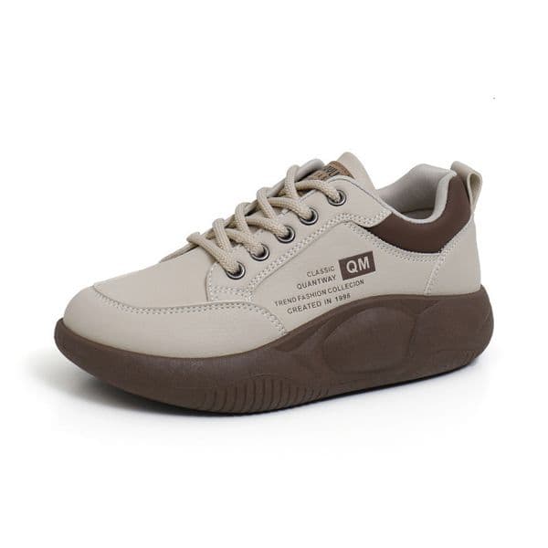 Women S Sneakers Spring New Soft Sole Casual Versatile Internet Celebrity White Shoes Thick Sole Height Increasing Fashion Sports Shoes Trendy Women Shoes