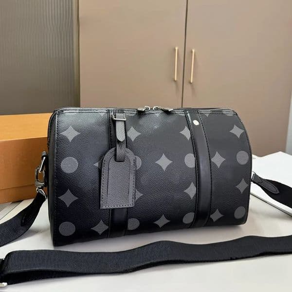New Pillow Fashion Designer Shoulder Bag Leather Denim Crossbody Brown Floral Handbag Small Duffel Women's And Men's Travel Bag23112
