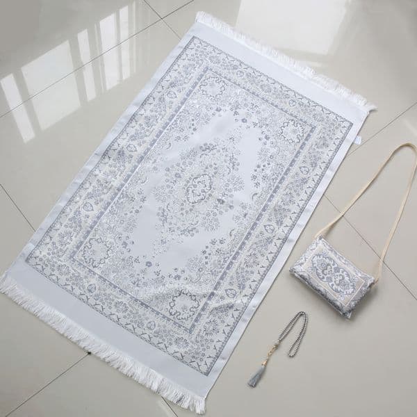 Breathable Muslim Prayer Mat for Daily Prayers - Comfortable & Portable