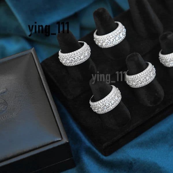 Hip Hop Fine Jewelry Iced Out 925 Silver Pass Diamond Tester D Color VVS Moissanite GRA Fashion Rapper Ring for Men