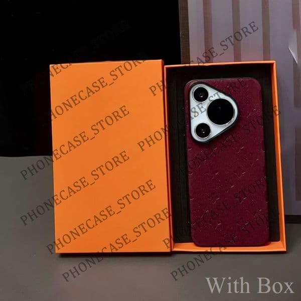 Designer LU Leather Phone Case For Huawei Mate Pura 60 60Pro 60Pro+ 60Rs 70 70Pro 70Pro+ Pura 70rs Pura 80 80Pro Pro Plus Ultra Samsung S23 S24 25 Plus Ultra Purse with Box