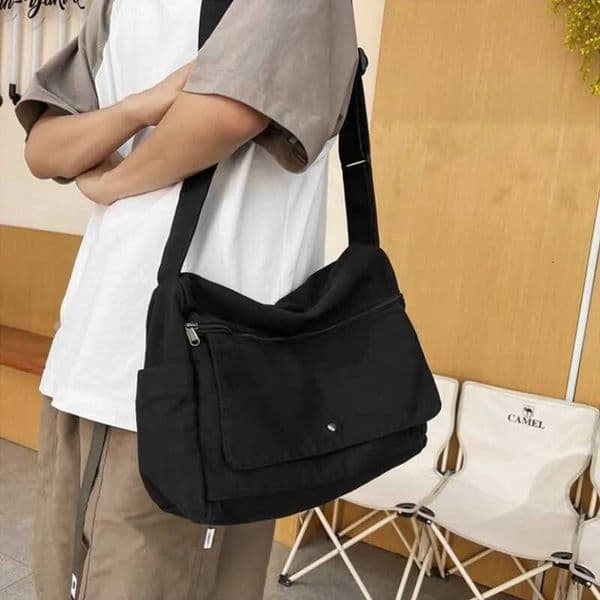Color Large Capacity Canvas Crossbody Hobo Bag Durable Adjustable Trendy Sling Shoulder Bags Women Handbag Bolso Mujer Bags