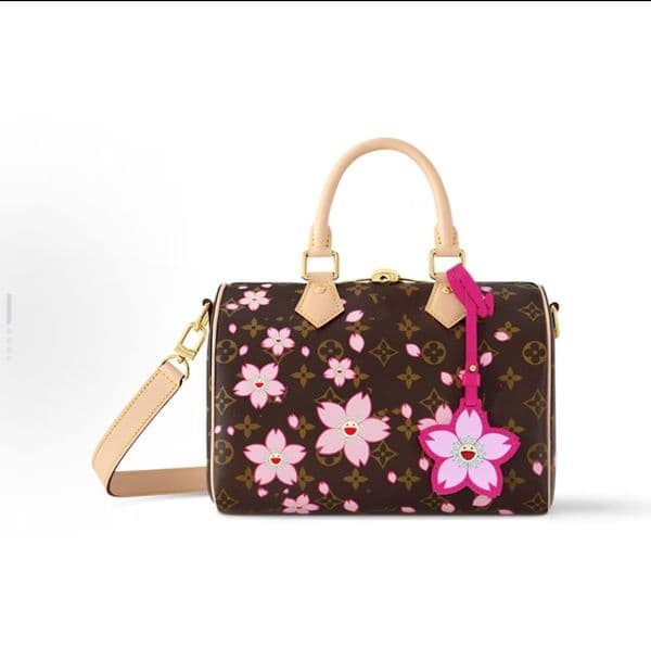 New Hit Lazy-Style Internet-Famous Jungle-Themed Women's Tote Bag with Small Pocket, Floral Details, , Single Shoulder Strap, Trendy & Large-Capacity 97 a8 0b ed b4