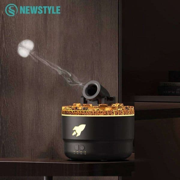 Cannon Aromatherapy Jellyfish Spray Air Humidifier 7Colour Gradient Night Light Ultrasound Essential Oil Arome Diffuser