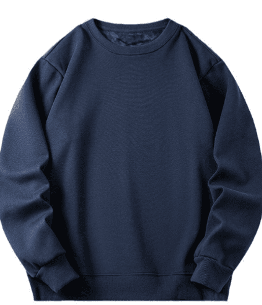 352 Men Long-sleeved Round Neck Long-sleeved Casual Sweatshirt