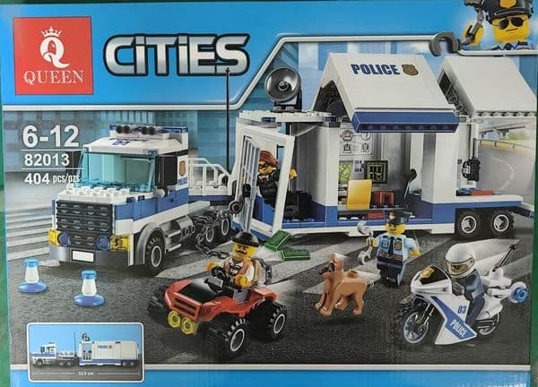 City Police Station Command Center Guard Building Blocks 60139 Helicopter Car Prison Brick Educational Toy Children Kid Boy Gift