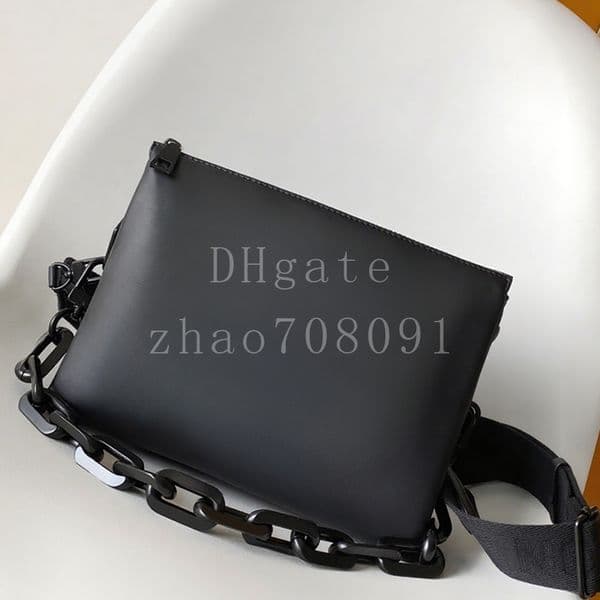 Diamond quality Designer Chain Bag PM size 26CM Genuine Leather Shoulder Bag Luxury Handbag With box LC09A2