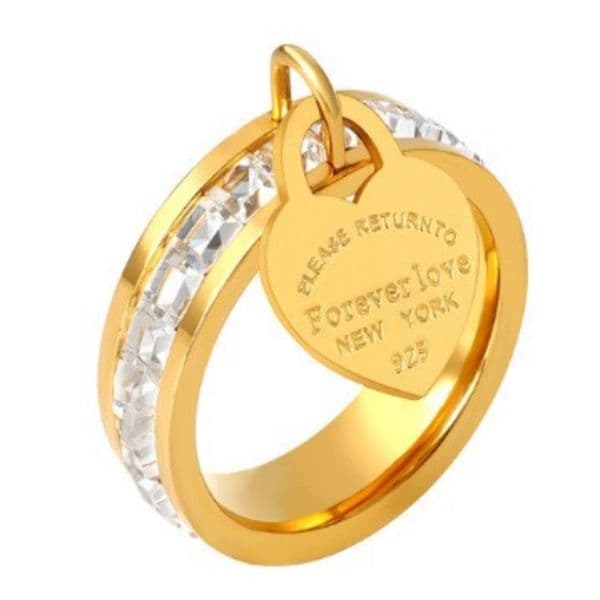 luxury designer jewelry collection women man 925 pure silver suitable for festival gifts and weddings highend round ring with heartshaped decoration