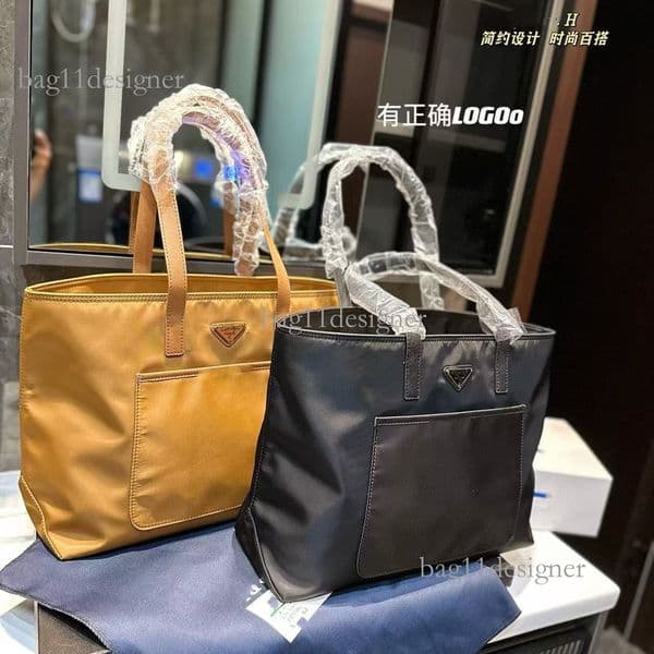High Quality Nylon Fabric Shopping P Luxury Bag New Designer Bag Tote Handbag Parachute Large Capacity Bag