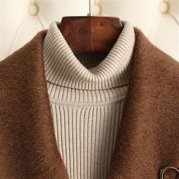 D6238 Autumn and winter new small size medium and long high-end light luxury style woolen coat for women
