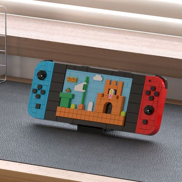 Game console set detachable MOC classic Chinese domestic assembly building block model gift toy