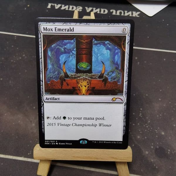 Reusable Adhesive Back Card Single Can Be Temporarily Stuck to Playmats or Binders for Display