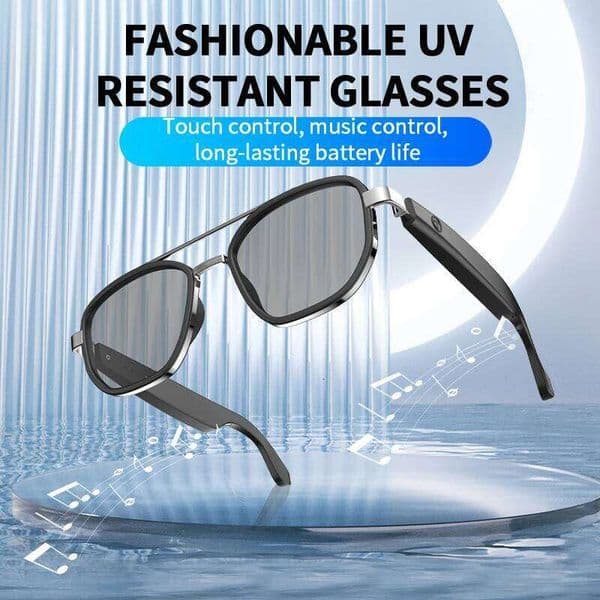 Bluetooth Smart Glasses With UV Protecting Polarized Lenses Perfect For Driving Hands - Free Calls And Music Listening