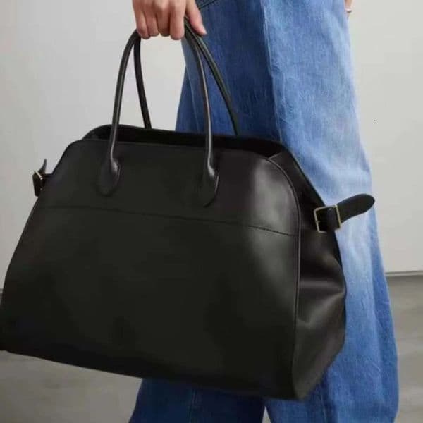 Shoulder Bags Genuine Leather Large Travel Margaux Handbag Women Shoulder Tote Bags Simple Classic High Quality Bolsa 241030 57