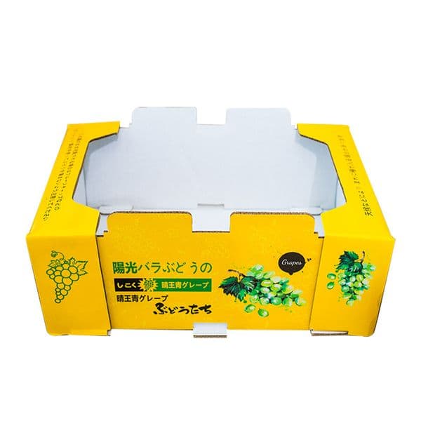 Corrugated cardboard fruit production box packaging box
