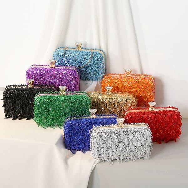 Fashion Handmade Beaded Handbag Socialite Dress Women's Banquet Evening Bag